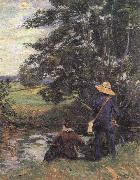 Armand guillaumin The Fishermen china oil painting artist